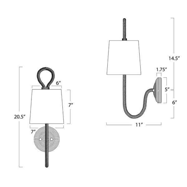 Bimini Sconce Single
